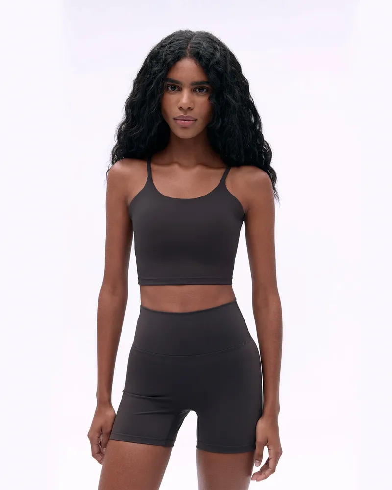 Adanola Ultimate Tank Bra - Coffee Bean